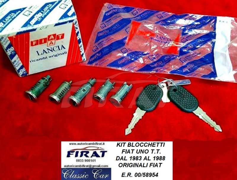 BLOCCHETTI FIAT UNO 83 - 88 5 PEZZI ORIG.FIAT